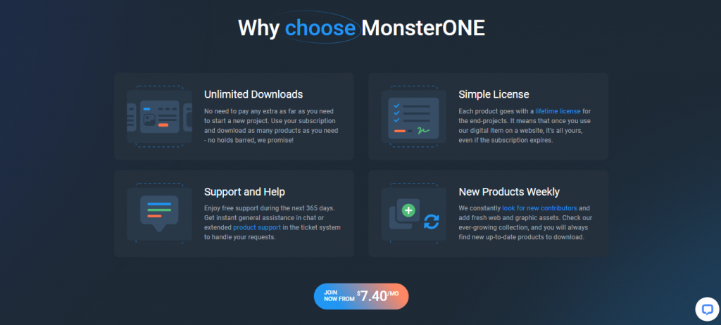 MonsterOne Options