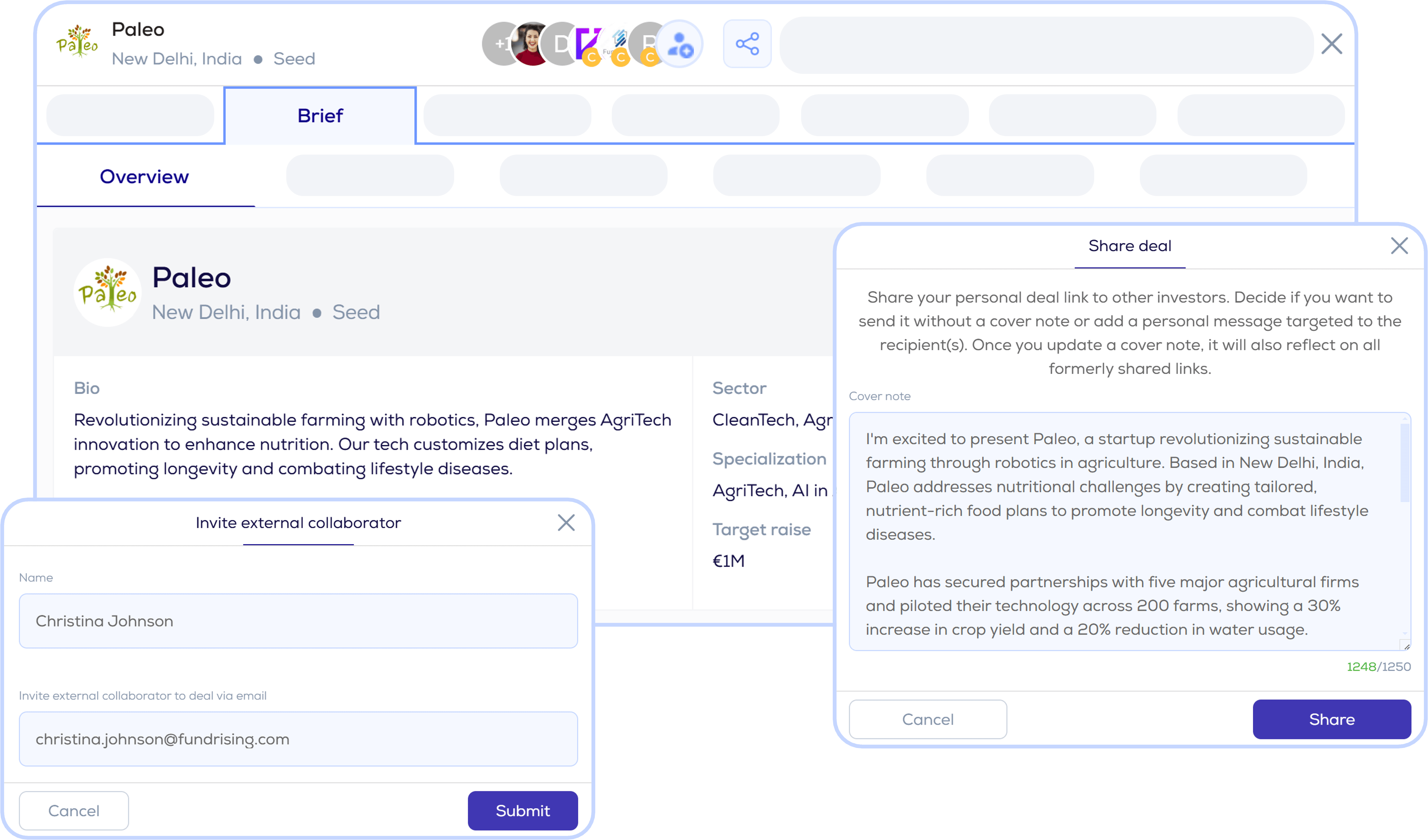 Services 13 Deal Collaboration Deal Sharing